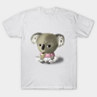 Cute fluffy baby koala T-Shirt